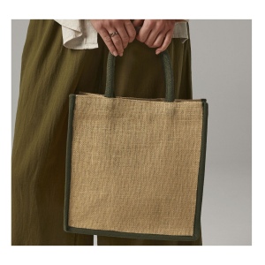 Petit sac shopping en toile de jute 7