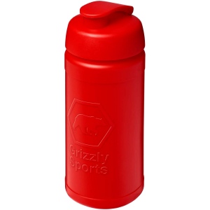 Bouteille de sport Baseline Rise de 500 ml recyclée avec couvercle rabattable 4