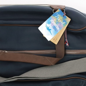 Etiquette bagage bambou/pol fr (+Quadri au recto et laser au verso QG11) 6
