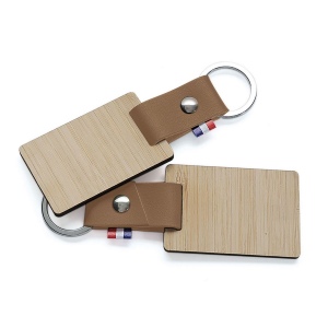 Porte-cles fr vegetal bambou (+Gravure laser LA21)