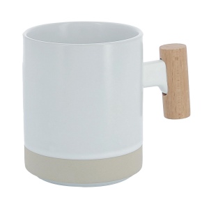 Mug ceramique/bois 33cl (+Tampographie TA11) 4