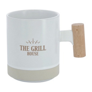 Mug ceramique/bois 33cl (+Tampographie TA11) 5