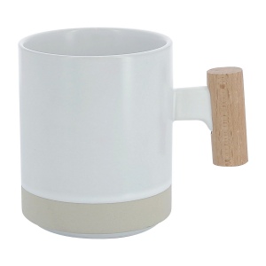Mug ceramique/bois 33cl (+Tampographie TA11) 2