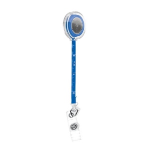 BADGE : PORTE-BADGES RETRACTABLE AVEC METRE RUBAN SOUPLE 1 m 2