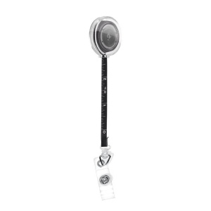 BADGE : PORTE-BADGES RETRACTABLE AVEC METRE RUBAN SOUPLE 1 m 3