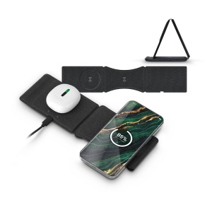 CHARGEUR INDUCTION 3 EN 1 ET SUPPORT PLIABLE EN rPET 6