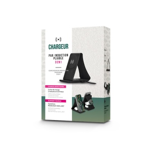 CHARGEUR INDUCTION 3 EN 1 ET SUPPORT PLIABLE EN rPET 7