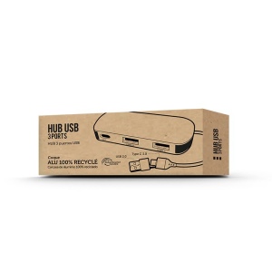 HUB MULTIPORTS EN ALUMINIUM RECYCLE 7