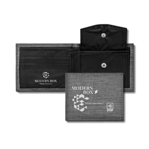 PORTE MONNAIE ANTI RFID EN RPET 8