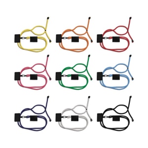 LANYARD CORDON TOUR DE COU PORTE TELEPHONE A LONGUEUR AJUSTABLE 2