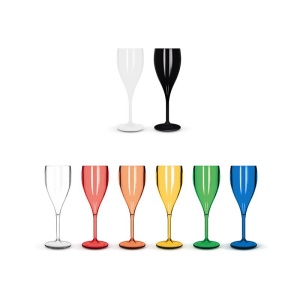 FLUTE A CHAMPAGNE EN PLASTIQUE REUTILISABLE TRITAN® 16 cl RAS BORD 10