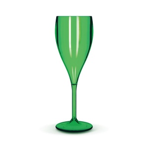 FLUTE A CHAMPAGNE EN PLASTIQUE REUTILISABLE TRITAN® 16 cl RAS BORD 9