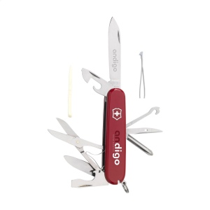 Couteau Suisse original de la marque Victorinox ligne Officiers avec poignée ABS, plaques intermédiaires en aluminium dur anodisé et des outils en acier recyclé à 100% 2