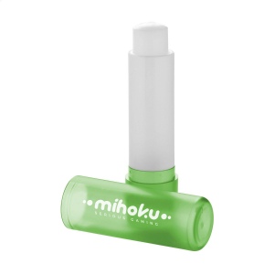 Baume à lèvre dans un support transparent mat coloré, noir ou blanc 12