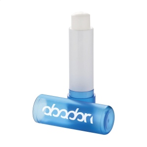 Baume à lèvre dans un support transparent mat coloré, noir ou blanc 14