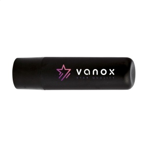 Baume à lèvre dans un support transparent mat coloré, noir ou blanc 8