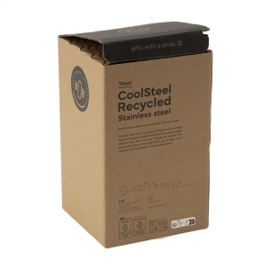 Seau à glace à double paroi en acier inoxydable recyclé 13