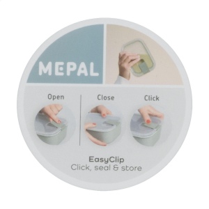 Récipient alimentaire en plastique durable et peu encombrant avec couvercle à déclic, de la marque Mepal 6
