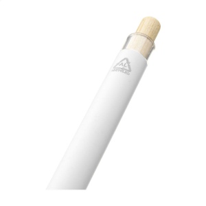 Stylo à bille à encre bleue dont le corps est fabriqué en aluminium 100% recyclé, avec une finition mate 12