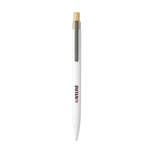 Stylo à bille à encre bleue dont le corps est fabriqué en aluminium 100% recyclé, avec une finition mate 2
