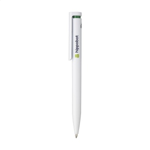 Stylo à bille à encre bleue dont le corps est fabriqué en ABS 100% recyclé 4