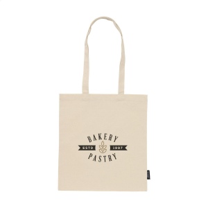 Sac shopping en 100% coton recyclé tissé serré (180 g/m²) 5