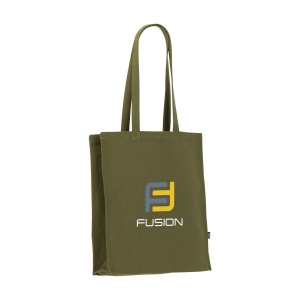 Un sac cabas à longues anses en toile 97% coton recyclé (340 g/m²) 7