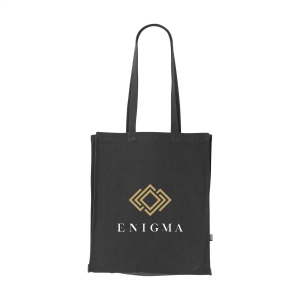 Un sac cabas à longues anses en toile 97% coton recyclé (340 g/m²) 3