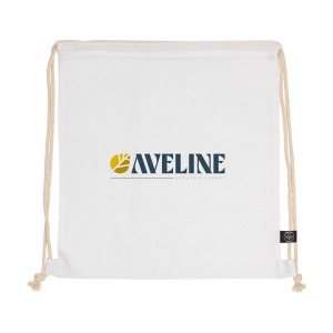 Sac à dos à cordon en 80% coton recyclé et 20% polyester recyclé (150 g/m²) 9