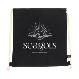 Sac à dos à cordon en 80% coton recyclé et 20% polyester recyclé (150 g/m²) 12