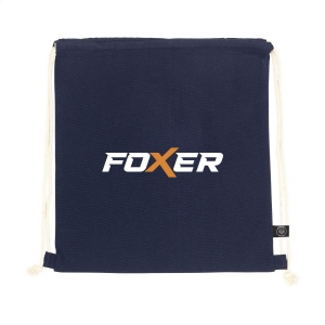 Sac à dos à cordon en 80% coton recyclé et 20% polyester recyclé (150 g/m²) 13