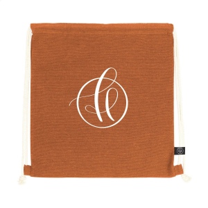 Sac à dos à cordon en 80% coton recyclé et 20% polyester recyclé (150 g/m²) 15