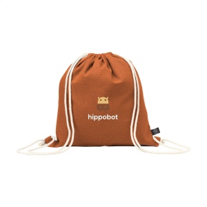 Sac à dos à cordon en 80% coton recyclé et 20% polyester recyclé (150 g/m²) 8