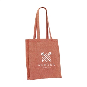 Sac shopping à longues anses, composé à 80% de toile de coton mélangé recyclé et à 20% de polyester recyclé (280 g/m²) 6