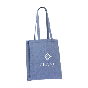 Sac shopping à longues anses, composé à 80% de toile de coton mélangé recyclé et à 20% de polyester recyclé (280 g/m²) 7