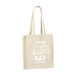 Sac shopping à longues anses, composé à 80% de toile de coton mélangé recyclé et à 20% de polyester recyclé (280 g/m²) 8