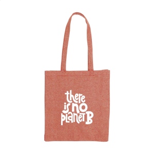 Sac shopping à longues anses, composé à 80% de toile de coton mélangé recyclé et à 20% de polyester recyclé (280 g/m²) 10