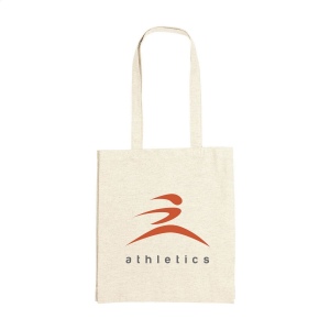 Sac shopping à longues anses, composé à 80% de toile de coton mélangé recyclé et à 20% de polyester recyclé (280 g/m²) 12