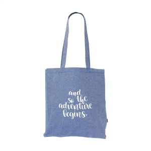 Sac shopping à longues anses, composé à 80% de toile de coton mélangé recyclé et à 20% de polyester recyclé (280 g/m²) 3