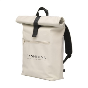 Sac à dos pour ordinateur portable 'roll-top' pratique, robuste et spacieux avec une poche zippée supplémentaire sur le devant 10