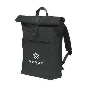 Sac à dos pour ordinateur portable 'roll-top' pratique, robuste et spacieux avec une poche zippée supplémentaire sur le devant 11