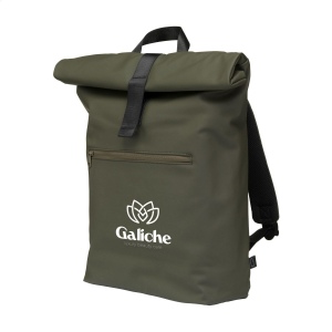 Sac à dos pour ordinateur portable 'roll-top' pratique, robuste et spacieux avec une poche zippée supplémentaire sur le devant 12