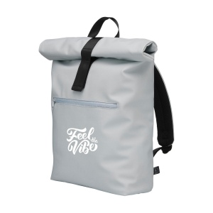 Sac à dos pour ordinateur portable 'roll-top' pratique, robuste et spacieux avec une poche zippée supplémentaire sur le devant 13