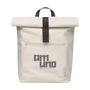 Sac à dos pour ordinateur portable 'roll-top' pratique, robuste et spacieux avec une poche zippée supplémentaire sur le devant 4