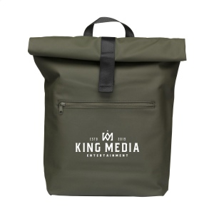 Sac à dos pour ordinateur portable 'roll-top' pratique, robuste et spacieux avec une poche zippée supplémentaire sur le devant 6