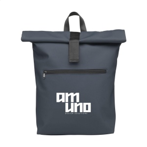 Sac à dos pour ordinateur portable 'roll-top' pratique, robuste et spacieux avec une poche zippée supplémentaire sur le devant 2