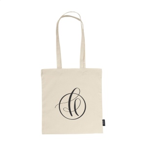 Sac shopping en 100% coton recyclé tissé serré (140 g/m²) 5