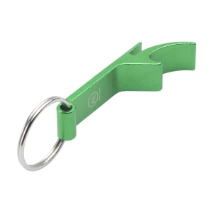 Porte-clés avec décapsuleur léger en aluminium recyclé 7