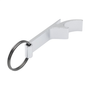 Porte-clés avec décapsuleur léger en aluminium recyclé 10
