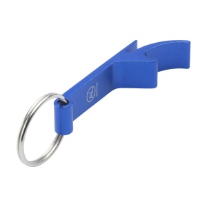 Porte-clés avec décapsuleur léger en aluminium recyclé 11